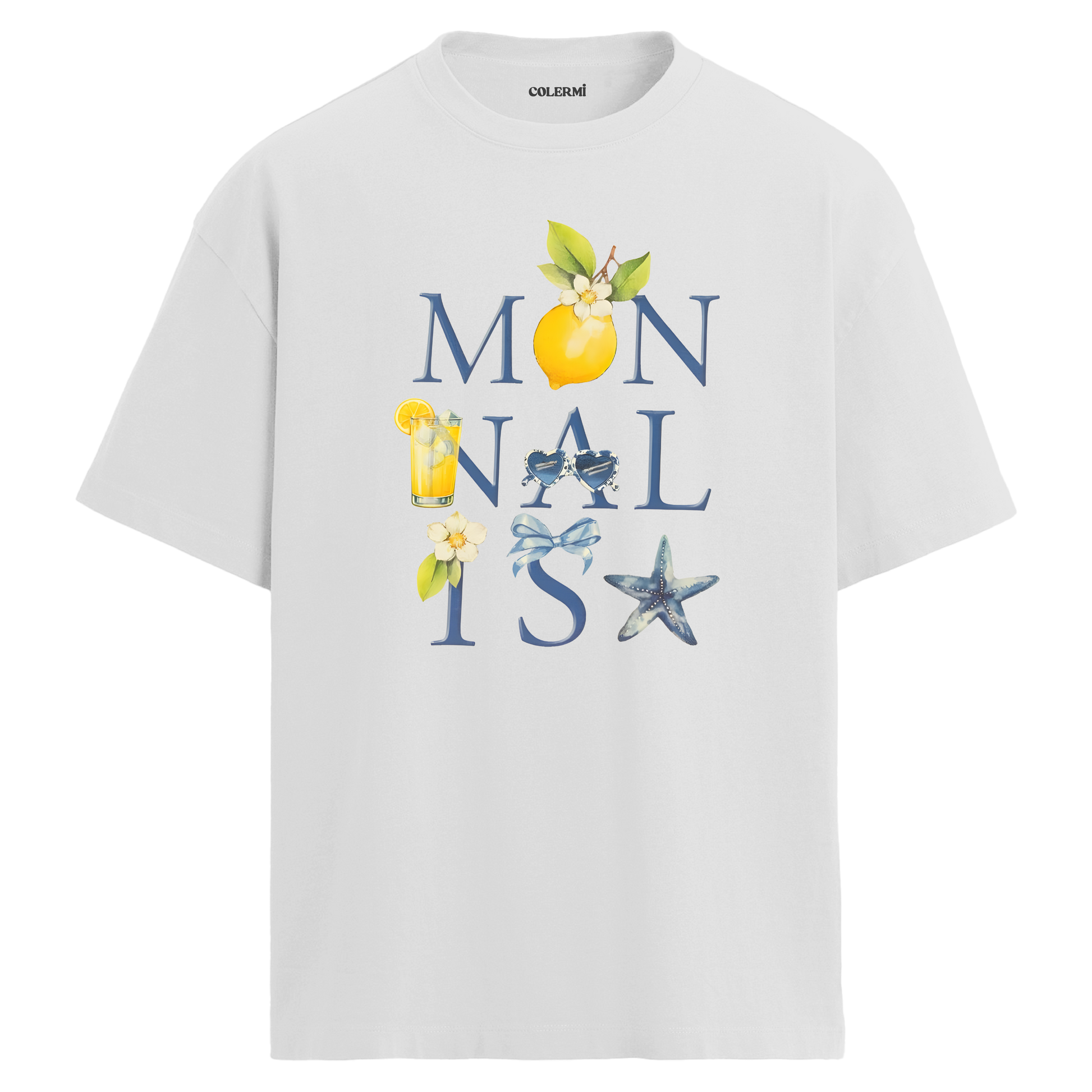 Monnalisa Lemon Oversize Tişört görsel 3 | Colermi