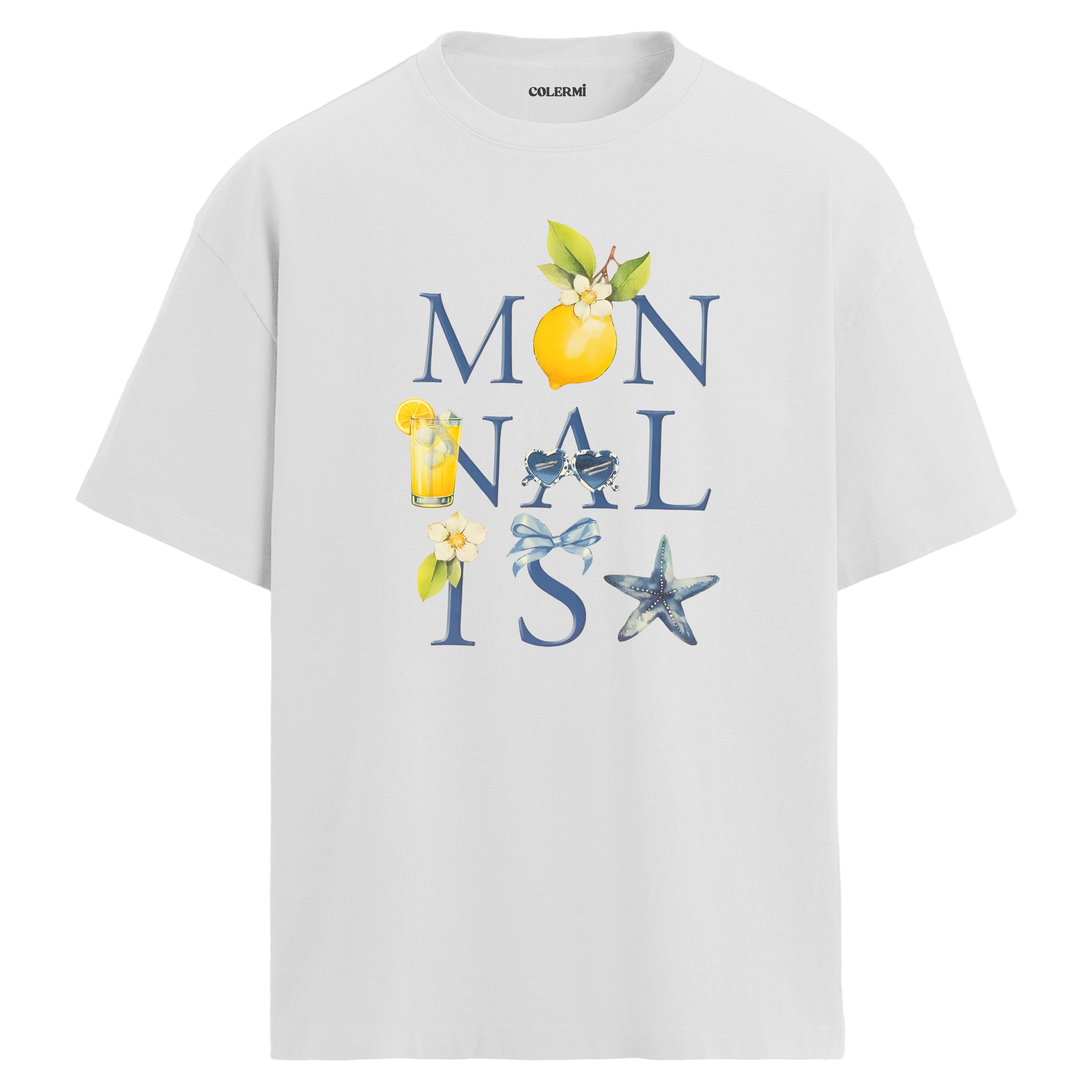 Monnalisa Lemon Oversize Tişört görsel 3 | Colermi
