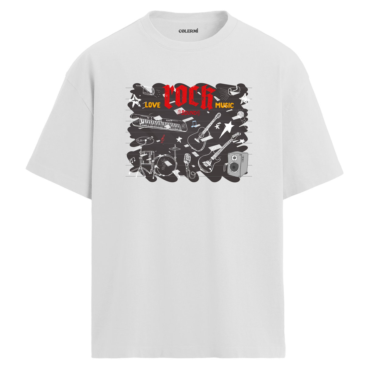 Love Rock Music Oversize Unisex T-Shirt