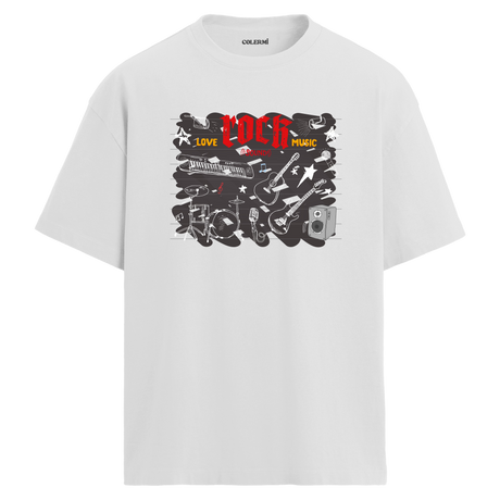 Love Rock Music Oversize Unisex T-Shirt