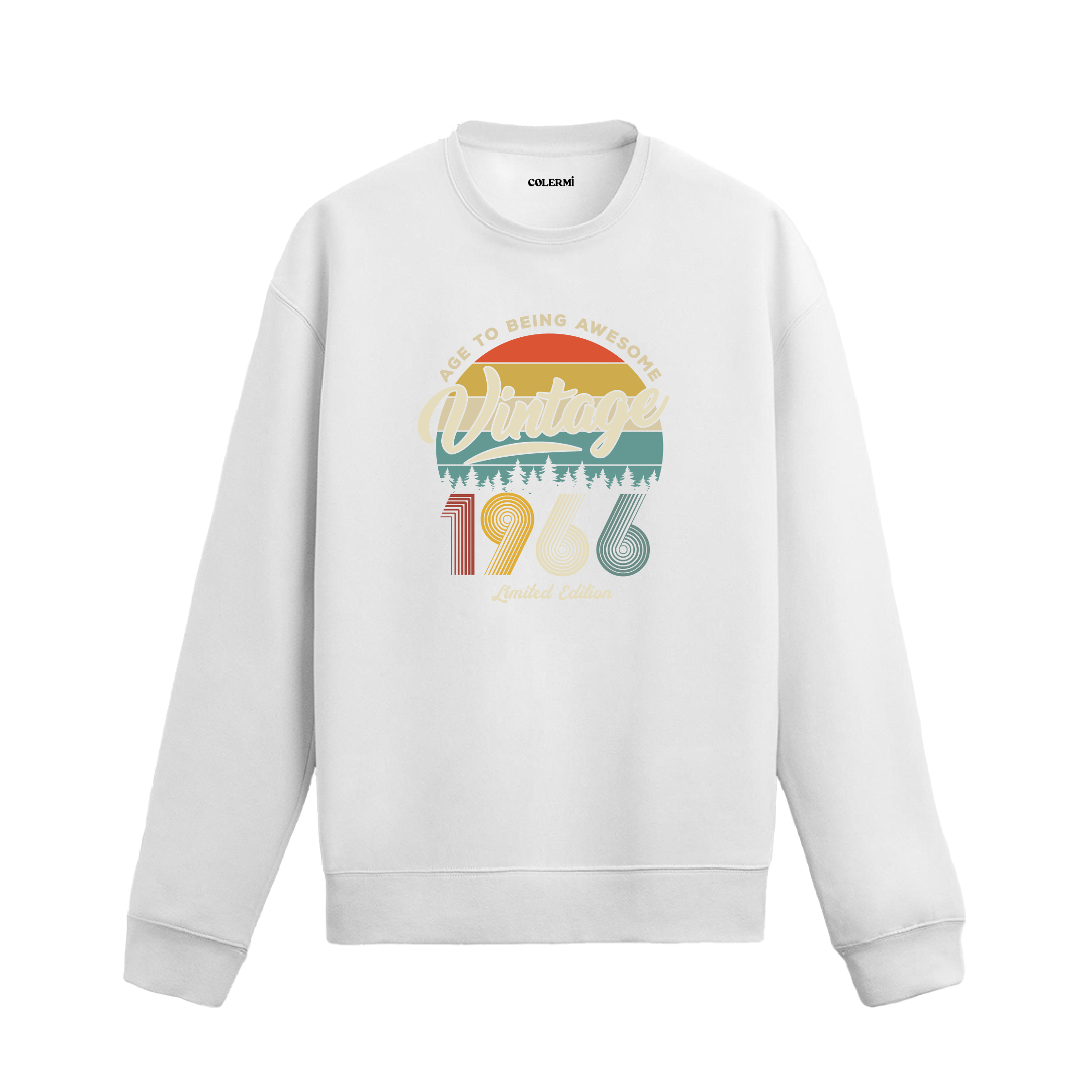 1966 Vintage Sweatshirt Nostalji Tasarım