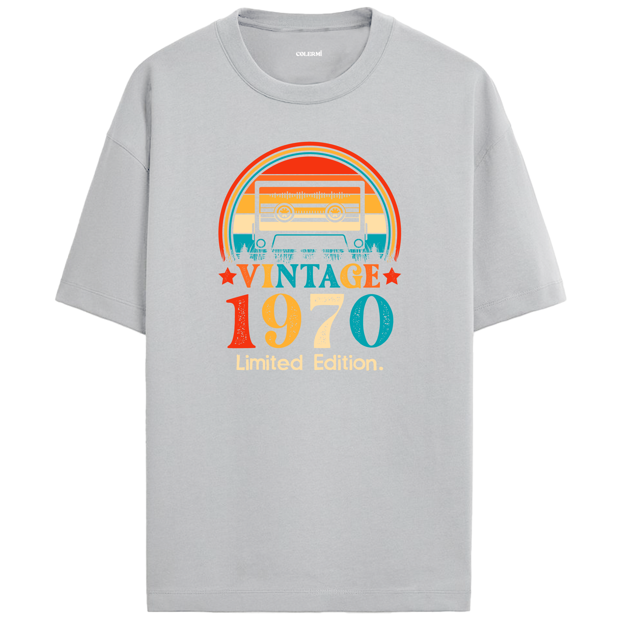 1970 Mixtape Crewneck Oversized Vintage T-Shirt