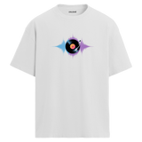 Plak Dalga Desenli T-Shirt – %100 Pamuk