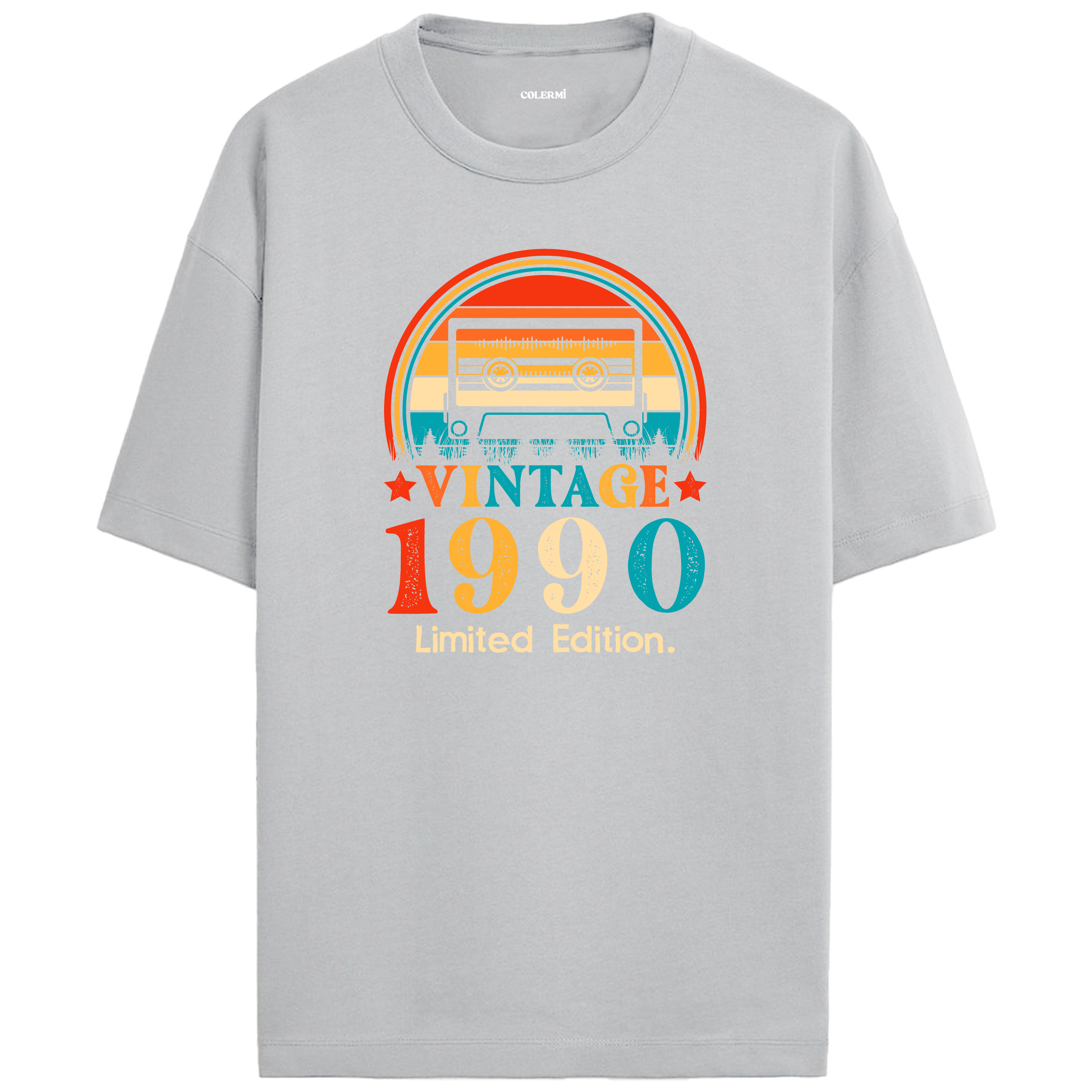 1990 Mixtape Crewneck Oversized Vintage T-Shirt