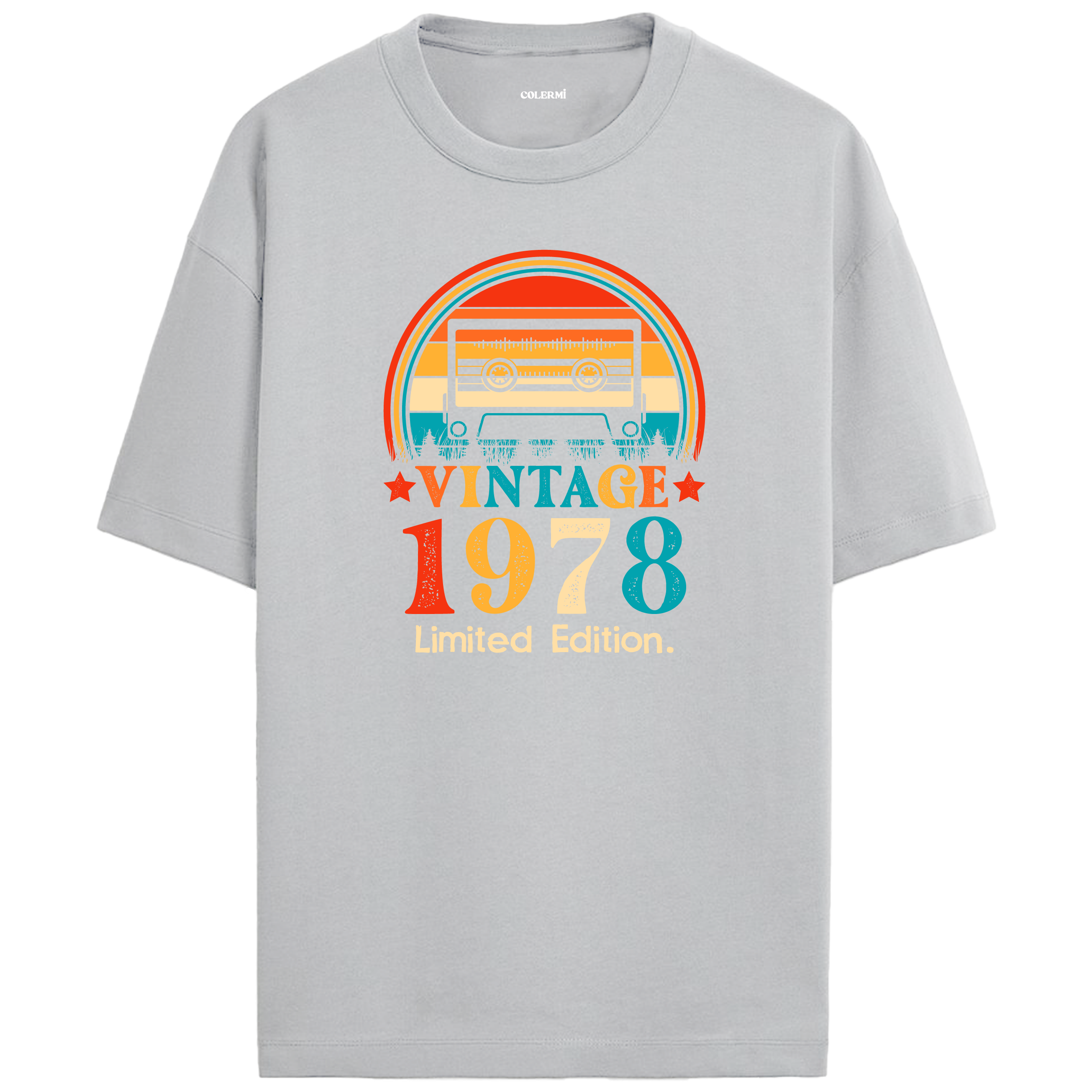 1978 Mixtape Crewneck Oversized Vintage T-Shirt