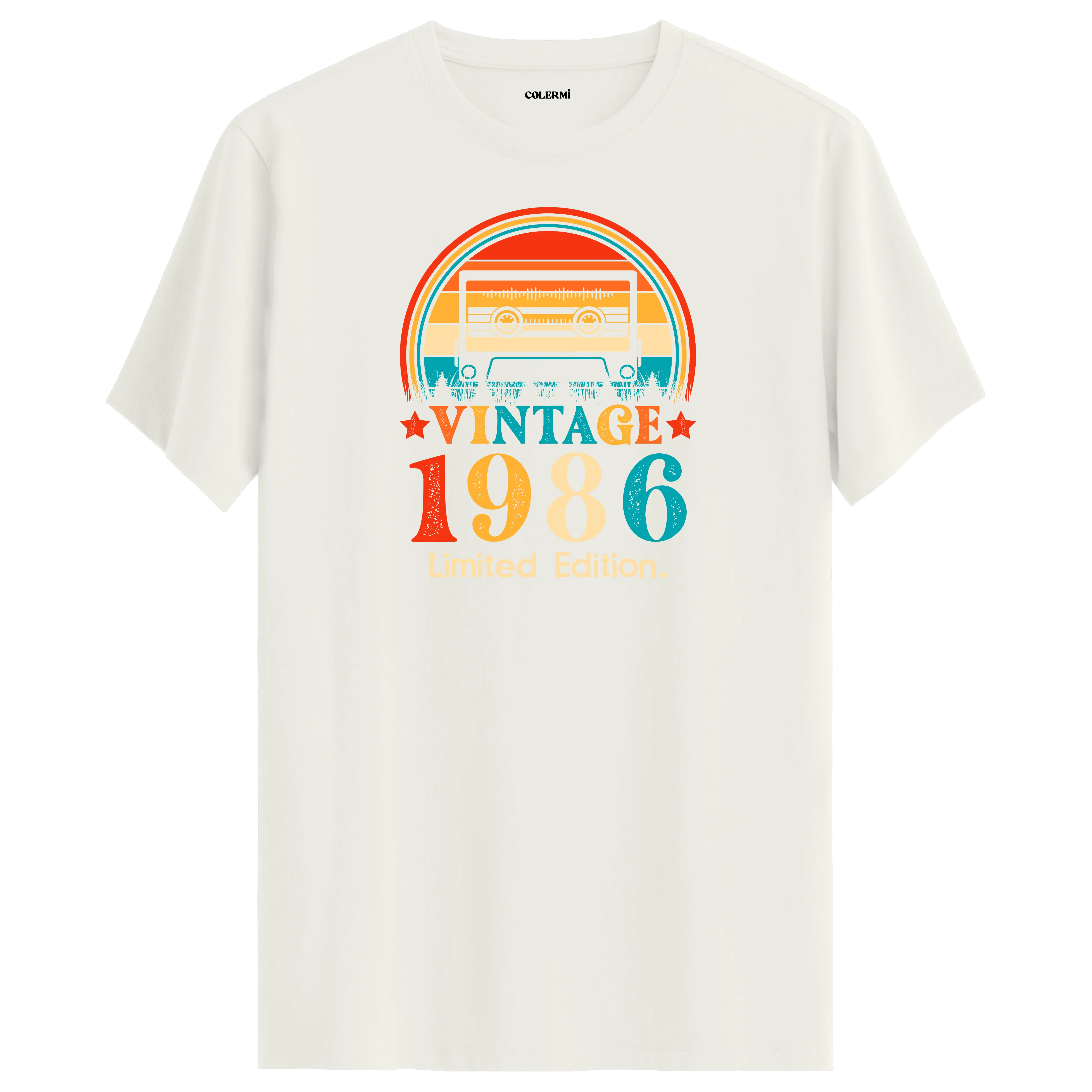 Vintage Tişört – 1986 Mixtape Kaset Tasarımı görsel 5 | Colermi