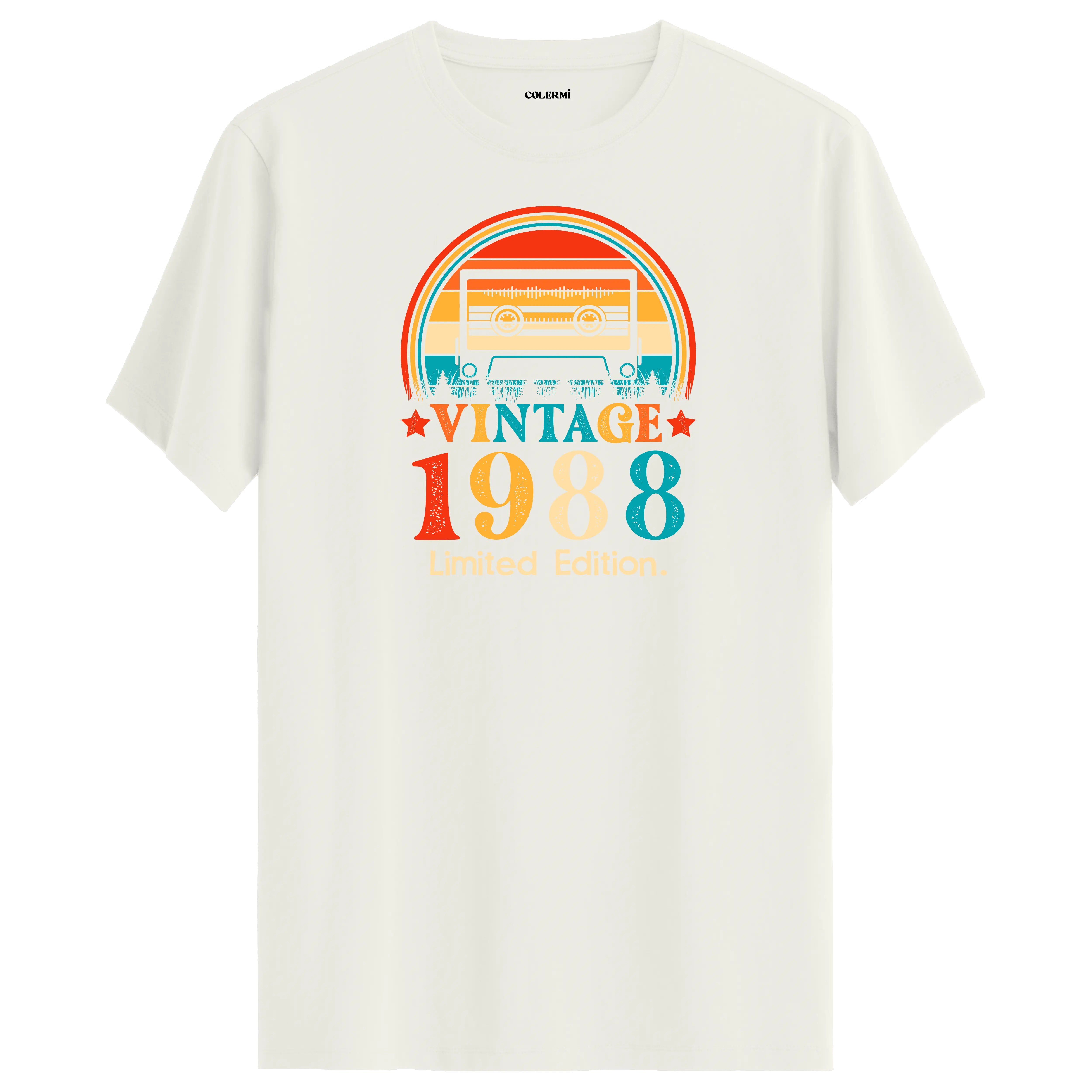 Vintage Tişört – 1988 Mixtape Kaset Tasarımı görsel 5 | Colermi