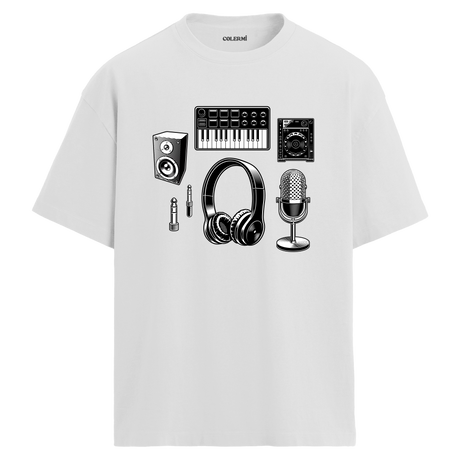 Stüdyo Ekipmanları Oversize Unisex T-Shirt