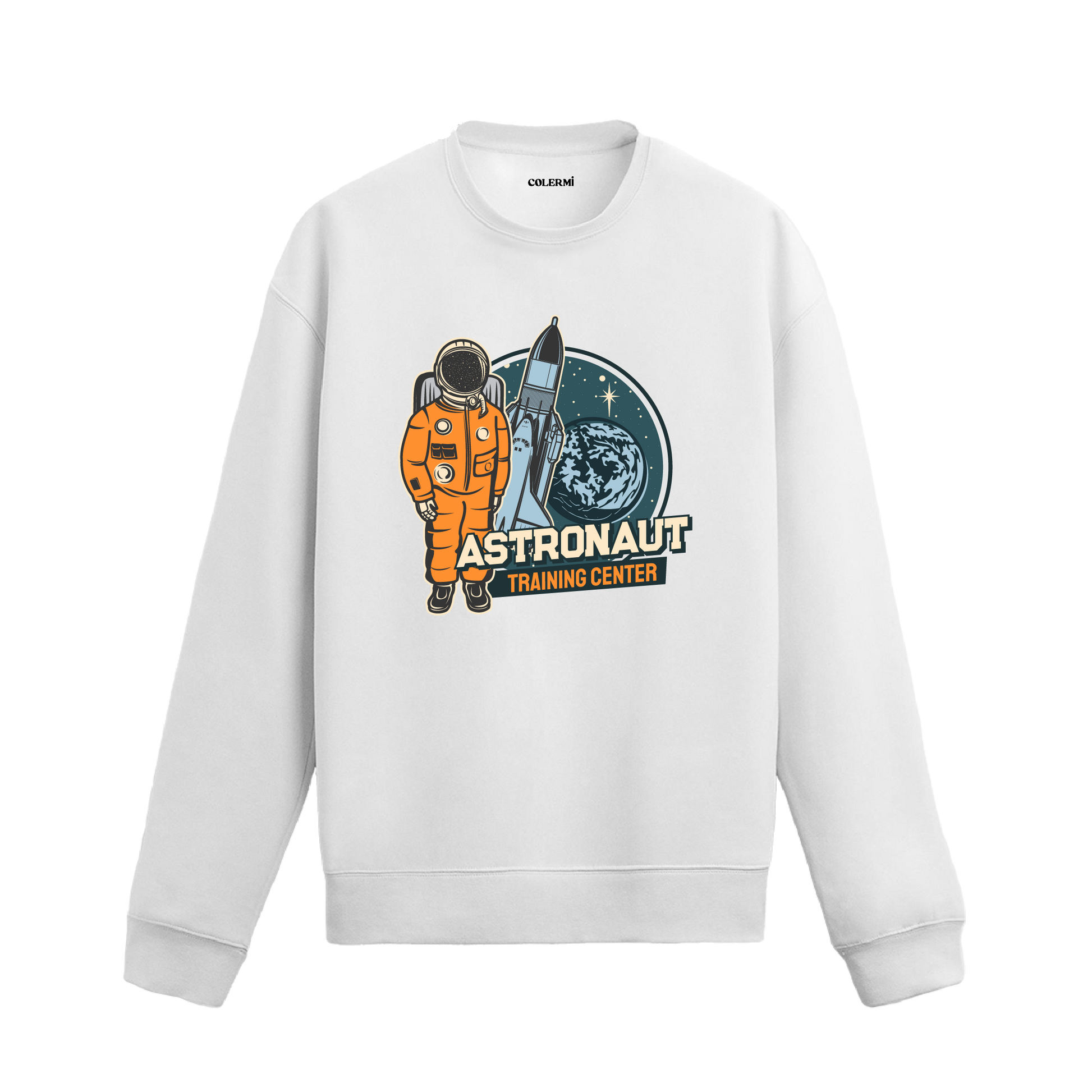 Astronaut Training Sweatshirt görsel 2 | Colermi