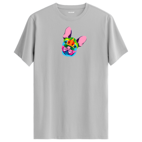 Köpek Baskılı T-Shirt - French Bulldog Tasarımı
