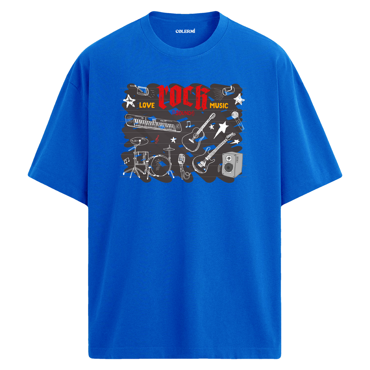 Love Rock Music Oversize Unisex T-Shirt