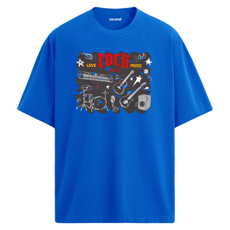 Love Rock Music Oversize Unisex T-Shirt