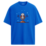 Retro Mic Sound T-Shirt – %100 Pamuk