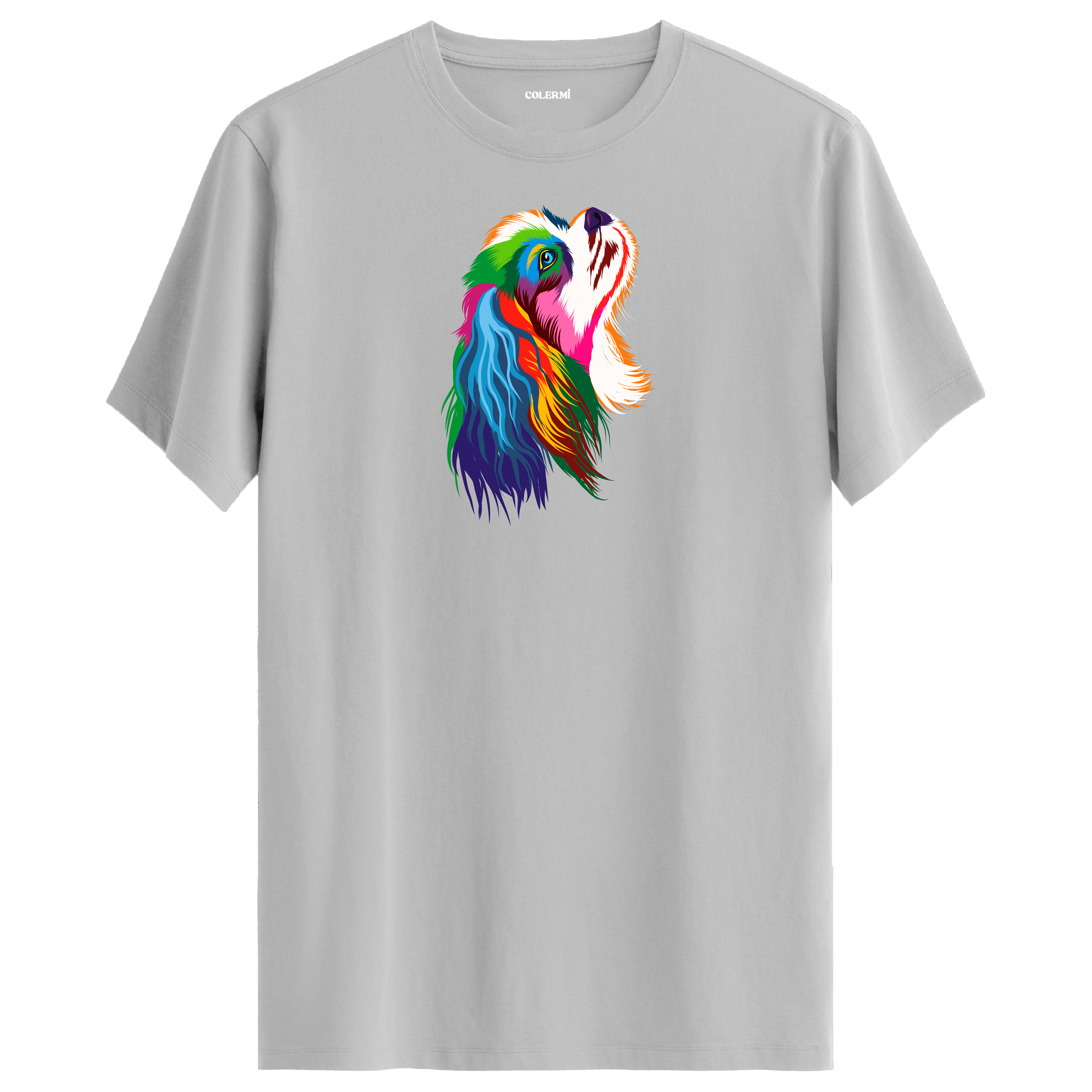 Colorful Cavalier Spaniel Tee – Vibrant Artistic Tee for Dog Lovers