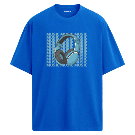 Music Block Oversize Unisex T-Shirt