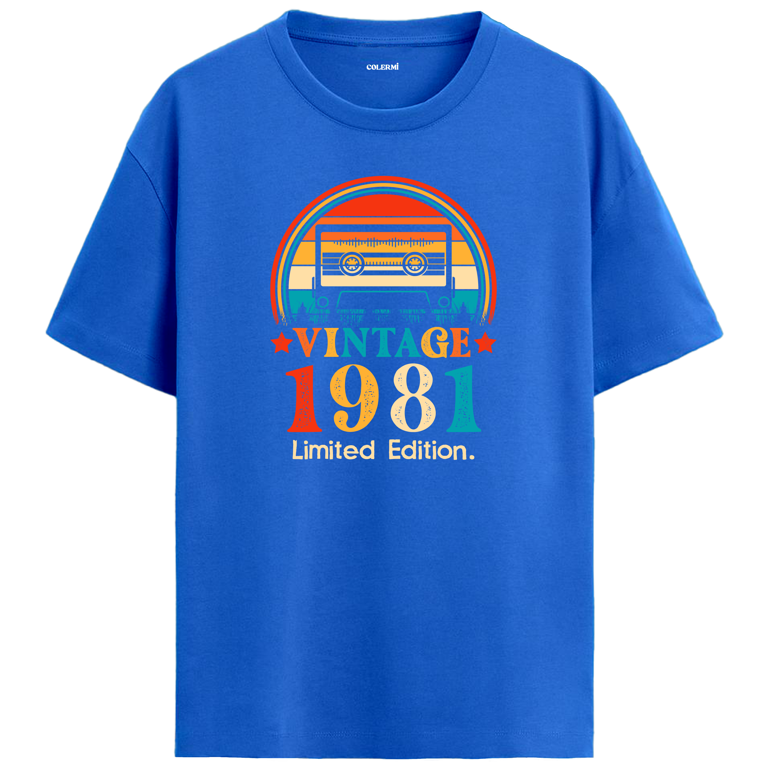 1981 Mixtape Crewneck Oversized Vintage T-Shirt