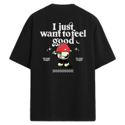 Feel Good Magic Sırt Baskılı Oversize T-Shirt