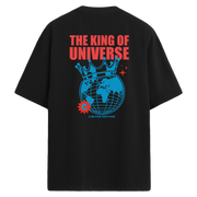 King of Universe Sırt Baskılı Oversize T-Shirt