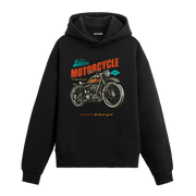 Built for Speed Vintage Motosiklet Tasarım Hoodie