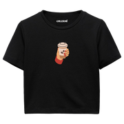 Coffee Lover Women’s Crop T-Shirt