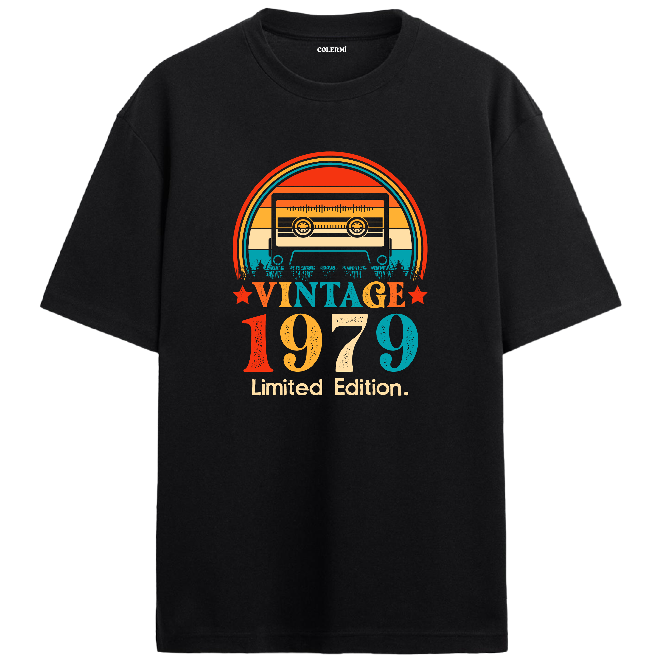 1979 Mixtape Crewneck Oversized Vintage T-Shirt