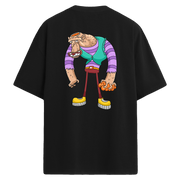 Clumsy Giant Sırt Baskılı Oversize T-Shirt