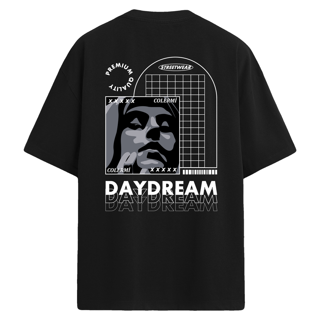 Day Dream Sırt Baskılı Oversize T-Shirt