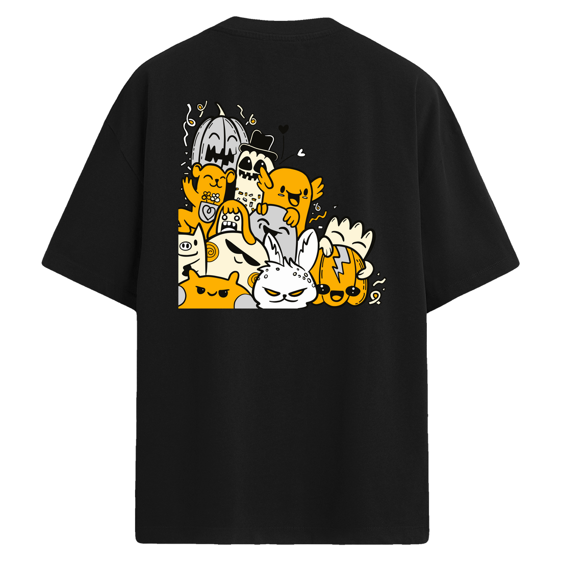 Rebel Squad Sırt Baskılı Oversize T-Shirt