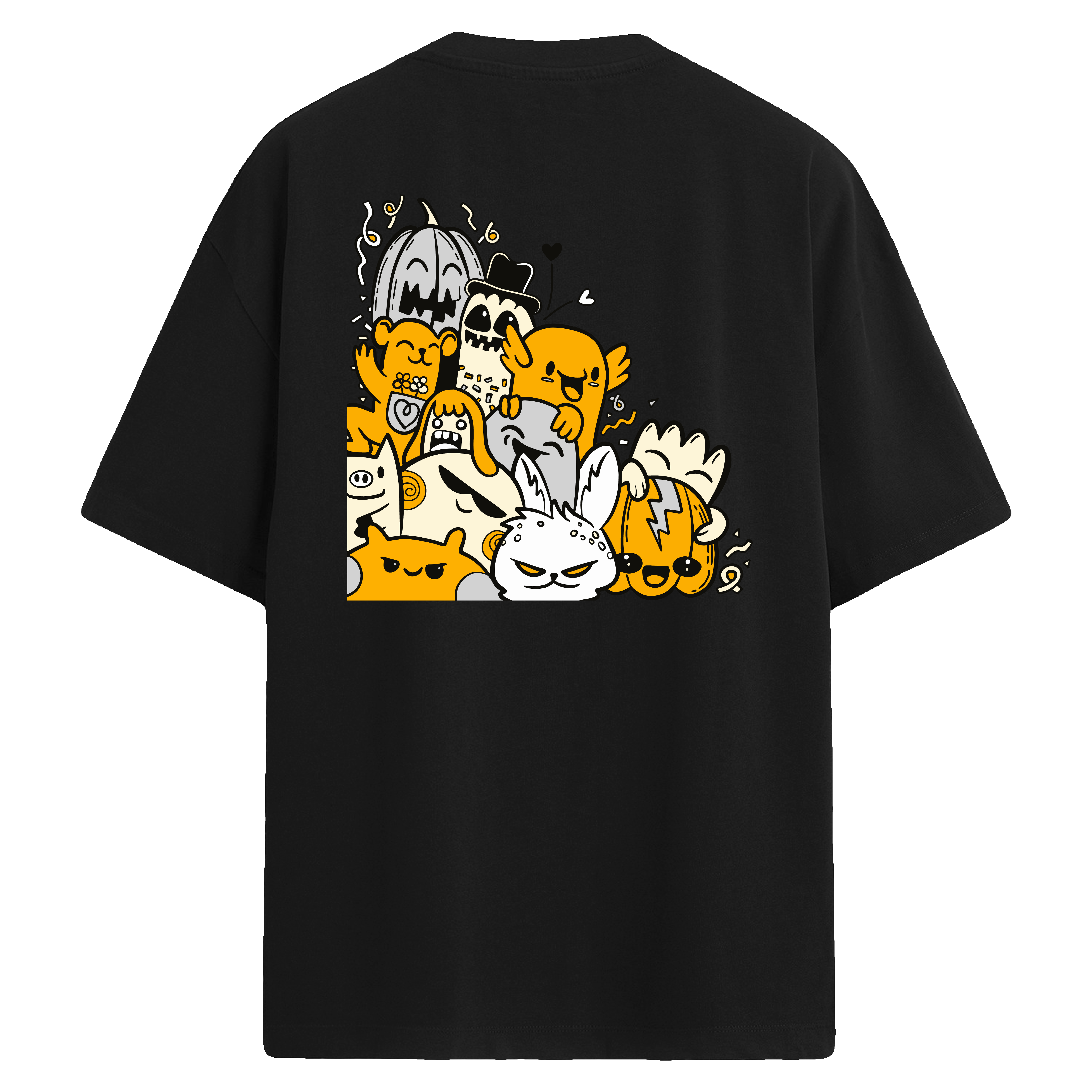 Rebel Squad Sırt Baskılı Oversize T-Shirt