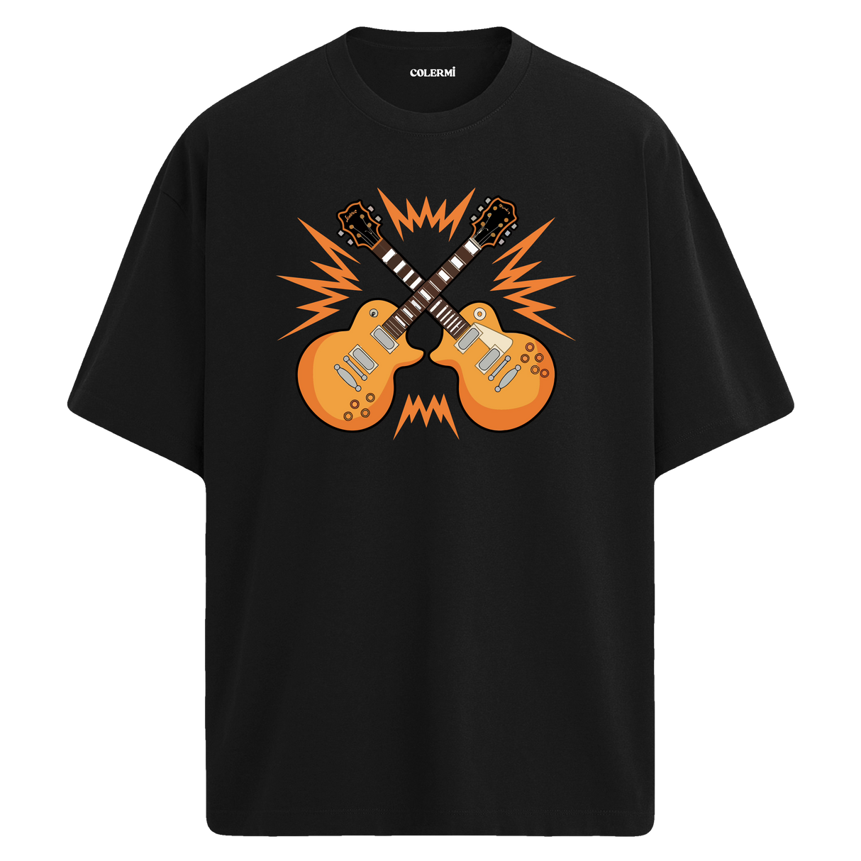 Rock Guitars Oversize Unisex T-Shirt