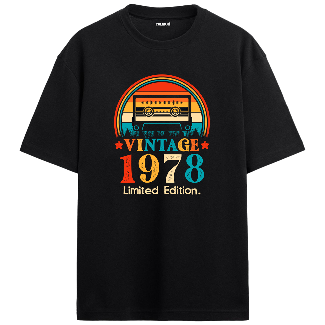 1978 Mixtape Crewneck Oversized Vintage T-Shirt