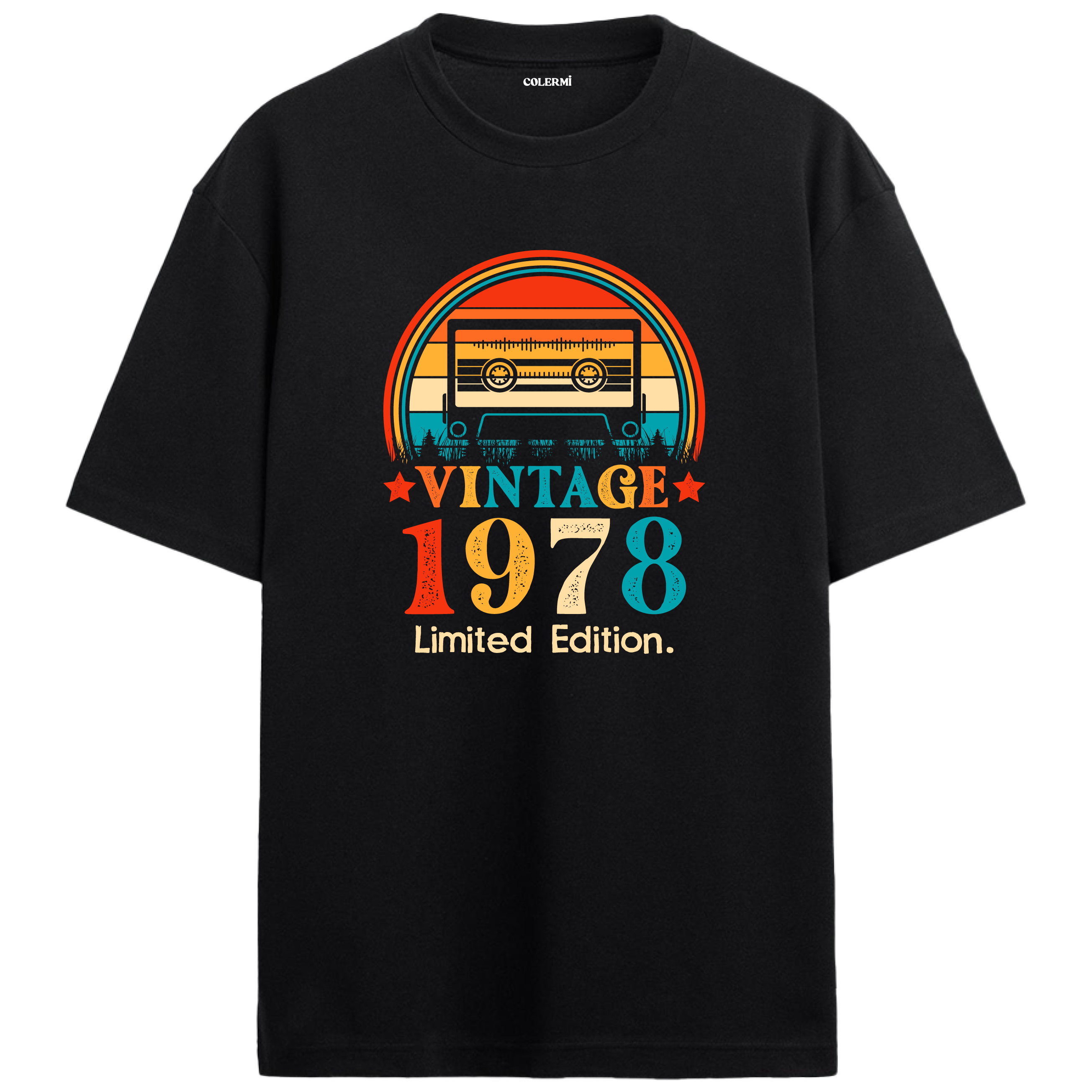 1978 Mixtape Crewneck Oversized Vintage T-Shirt