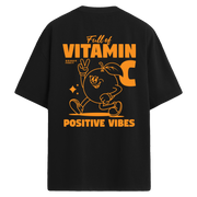 Full of Vitamin C – Sırt Baskılı Oversize T-Shirt