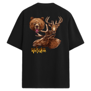 Wild North Sırt Baskılı Oversize T-Shirt
