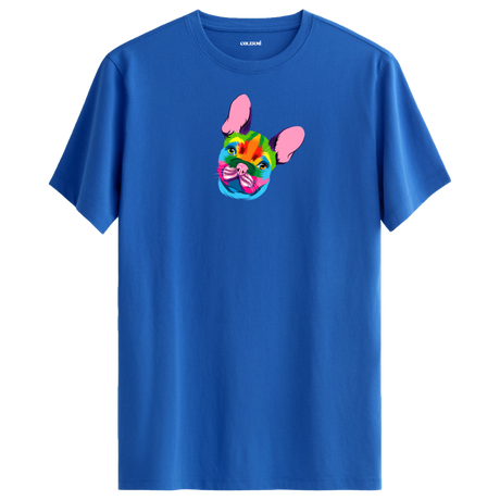 Köpek Baskılı T-Shirt - French Bulldog Tasarımı