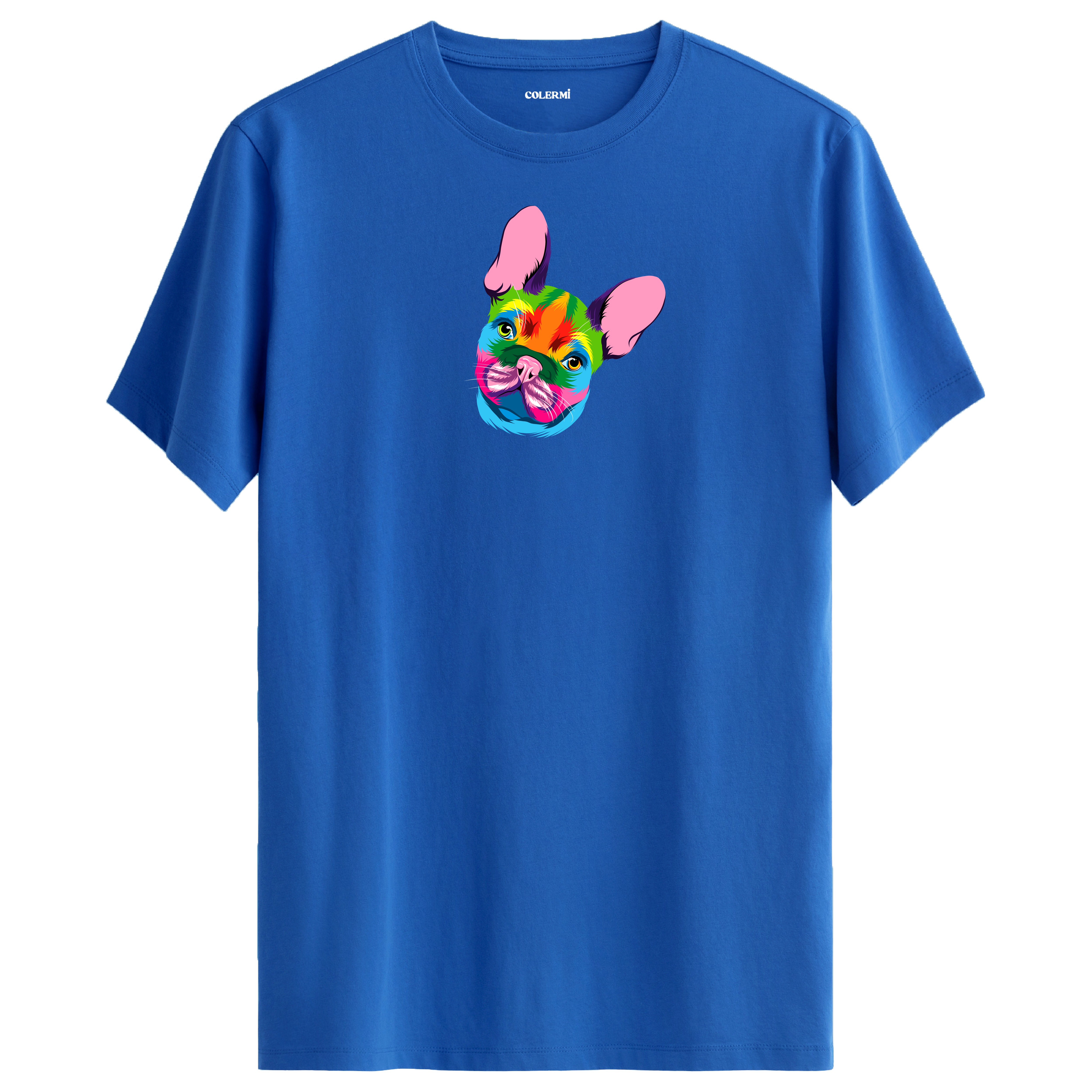Köpek Baskılı T-Shirt - French Bulldog Tasarımı