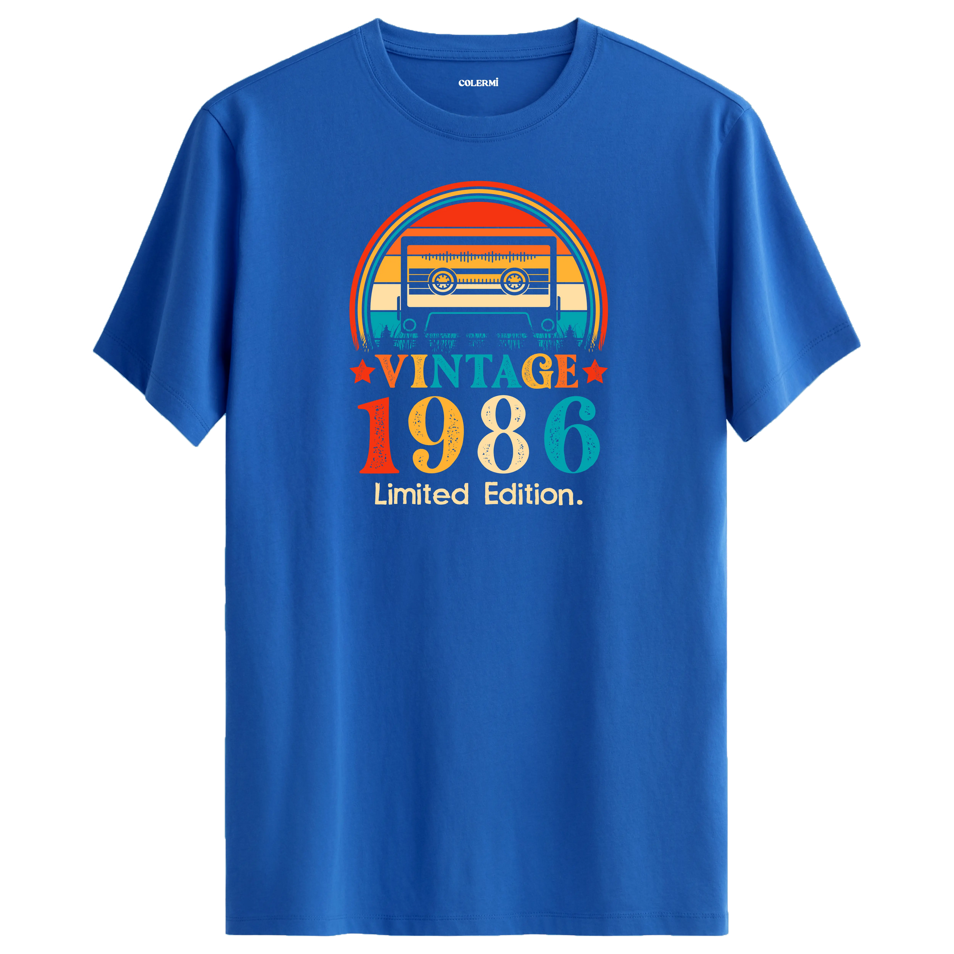 Vintage Tişört – 1986 Mixtape Kaset Tasarımı görsel 3 | Colermi