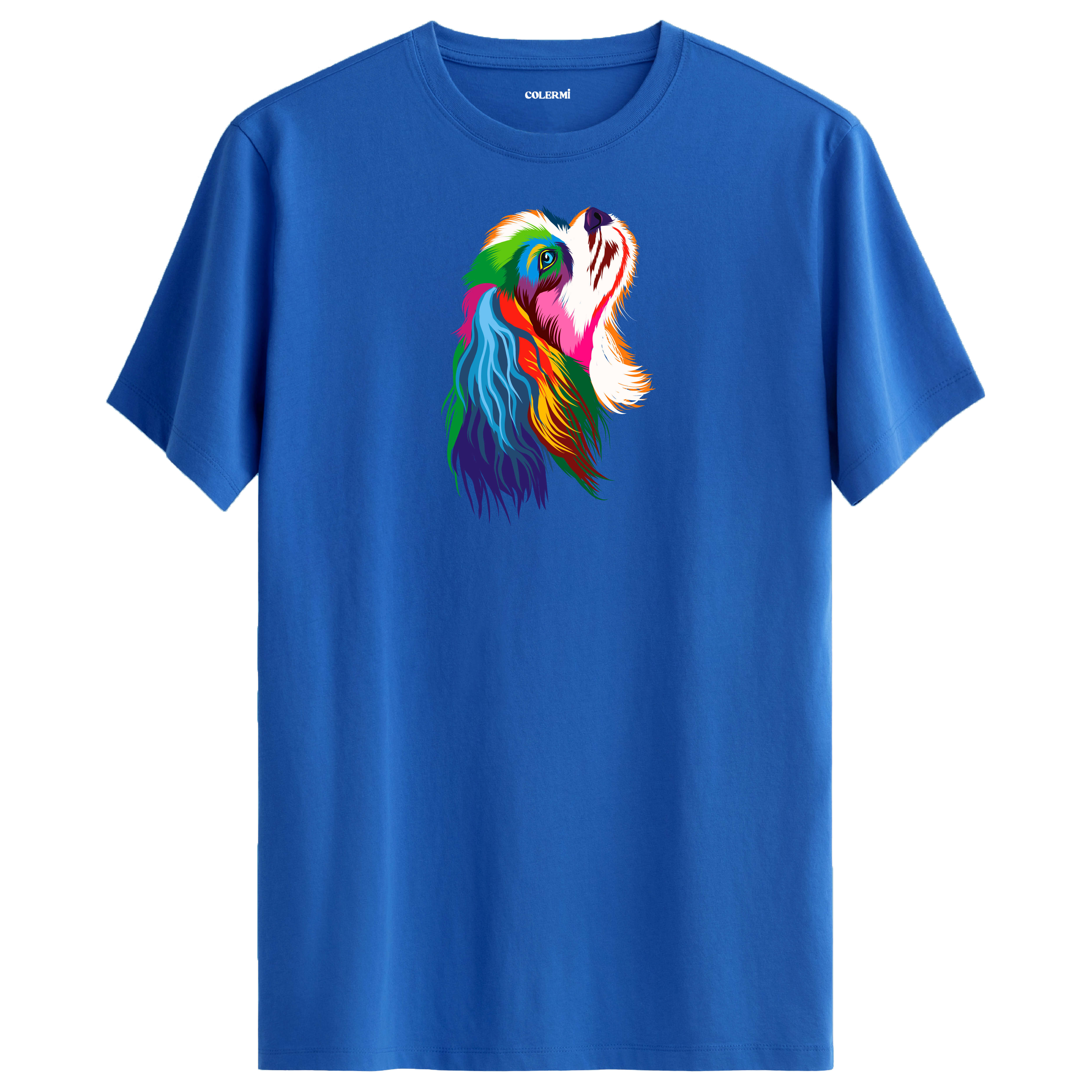 Colorful Cavalier Spaniel Tee – Vibrant Artistic Tee for Dog Lovers
