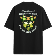 Irish Magic Sırt Baskılı Oversize T-Shirt