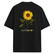 Sunflower – Ayçiçeği Sırt Baskılı Oversize T-Shirt