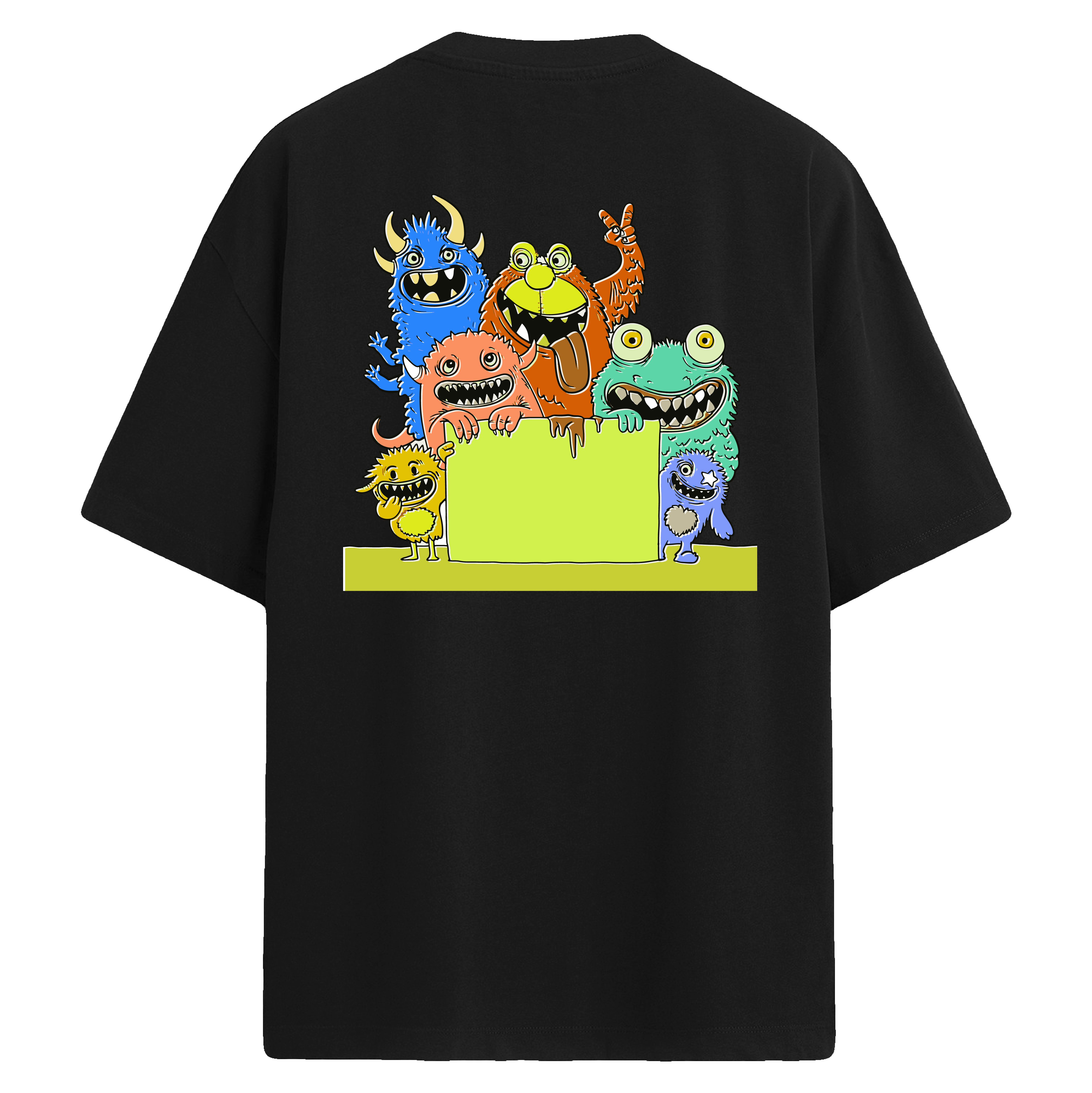 Monster Frame %100 Pamuk Oversize Unisex Tişört