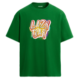Lazy Day Oversize Unisex T-Shirt – Müzik Temalı