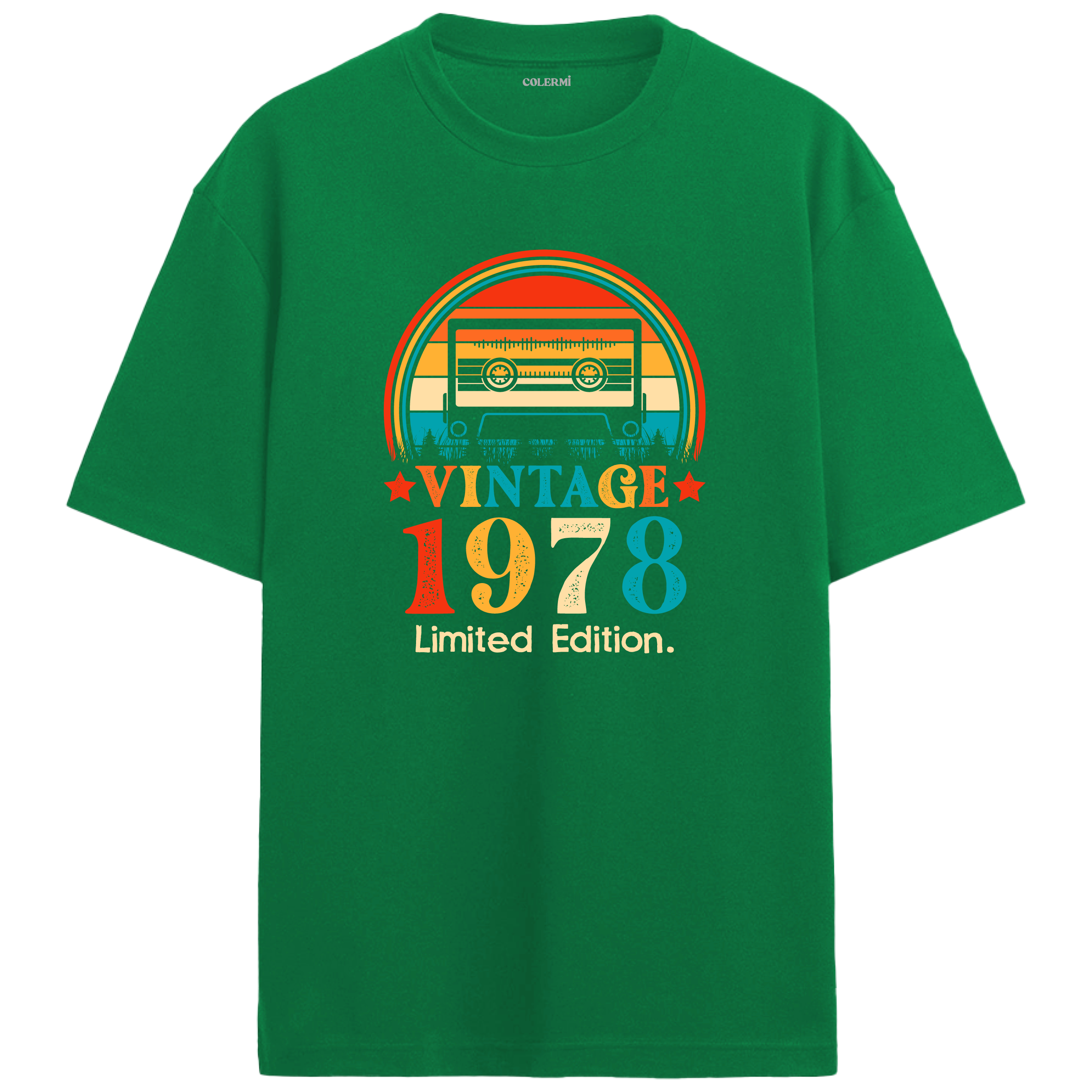 1978 Mixtape Crewneck Oversized Vintage T-Shirt