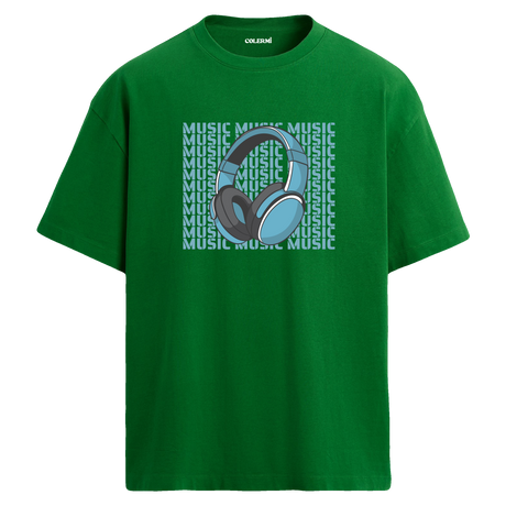 Music Block Oversize Unisex T-Shirt