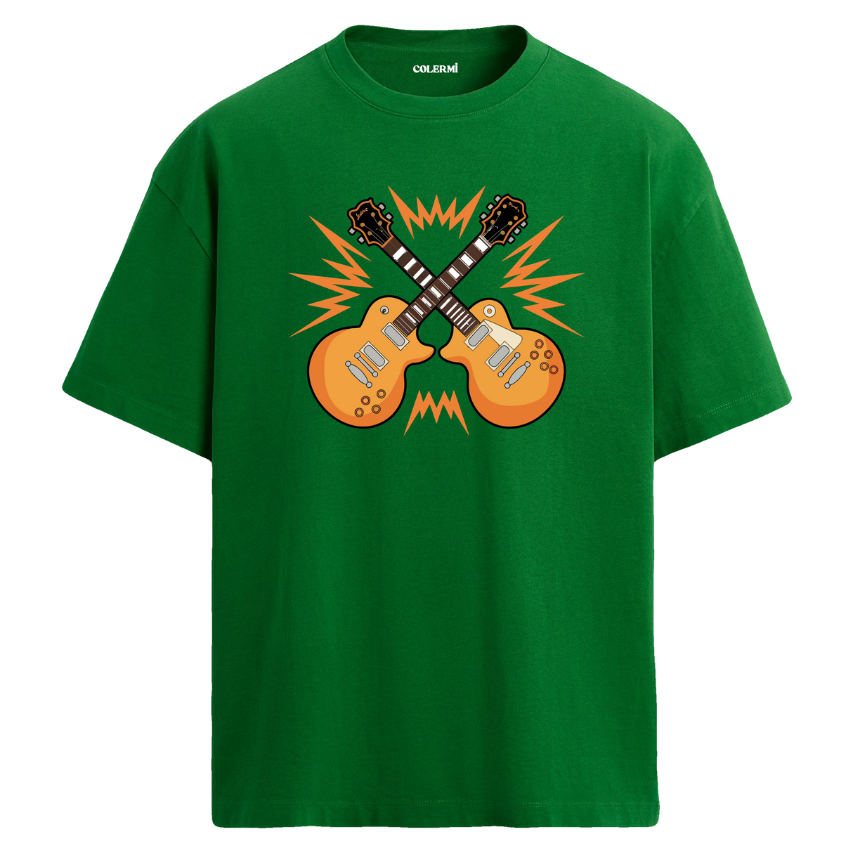 Rock Guitars Oversize Unisex T-Shirt