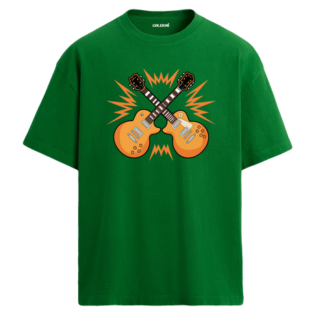 Rock Guitars Oversize Unisex T-Shirt