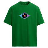 Plak Dalga Desenli T-Shirt – %100 Pamuk