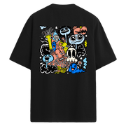 Dream Smoke Sırt Baskılı Oversize T-Shirt