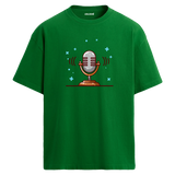 Retro Mic Sound T-Shirt – %100 Pamuk