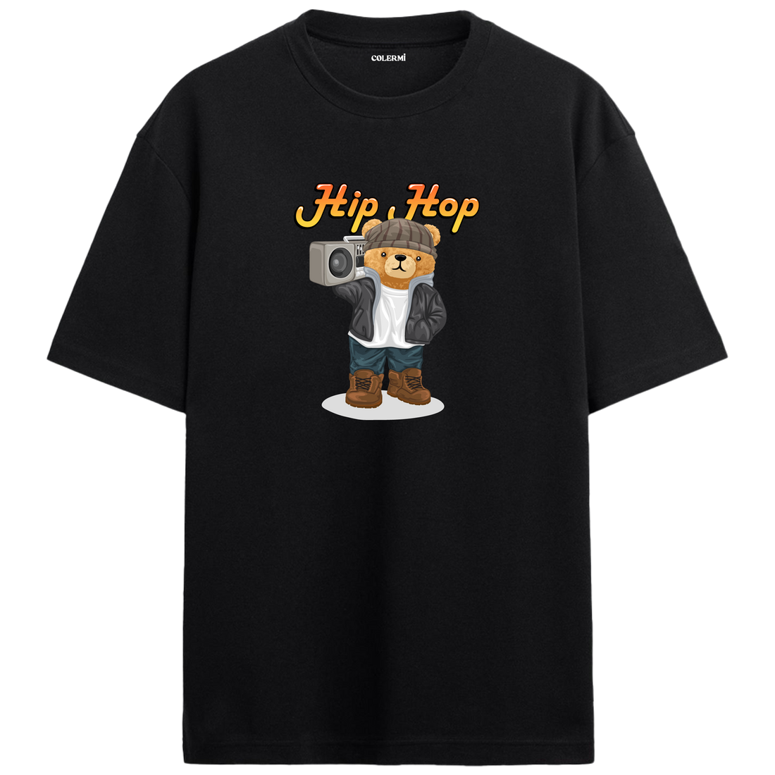 Hip Hop Bear Oversized T-Shirt